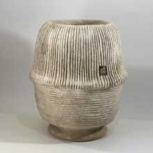 گلدان چوبی مدل تندیس