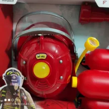 ست اسباب بازی لوازم آتش نشانی ناب سل مدل آب پاش ،کلاه، چکش و ابزار کدFIRE FIGHTING TOOL SET NAAB001 مجموعه 7 عددی