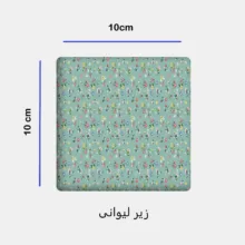 ماگ طرح گل کد 36 به همراه زیر لیوانی و پد ماوس