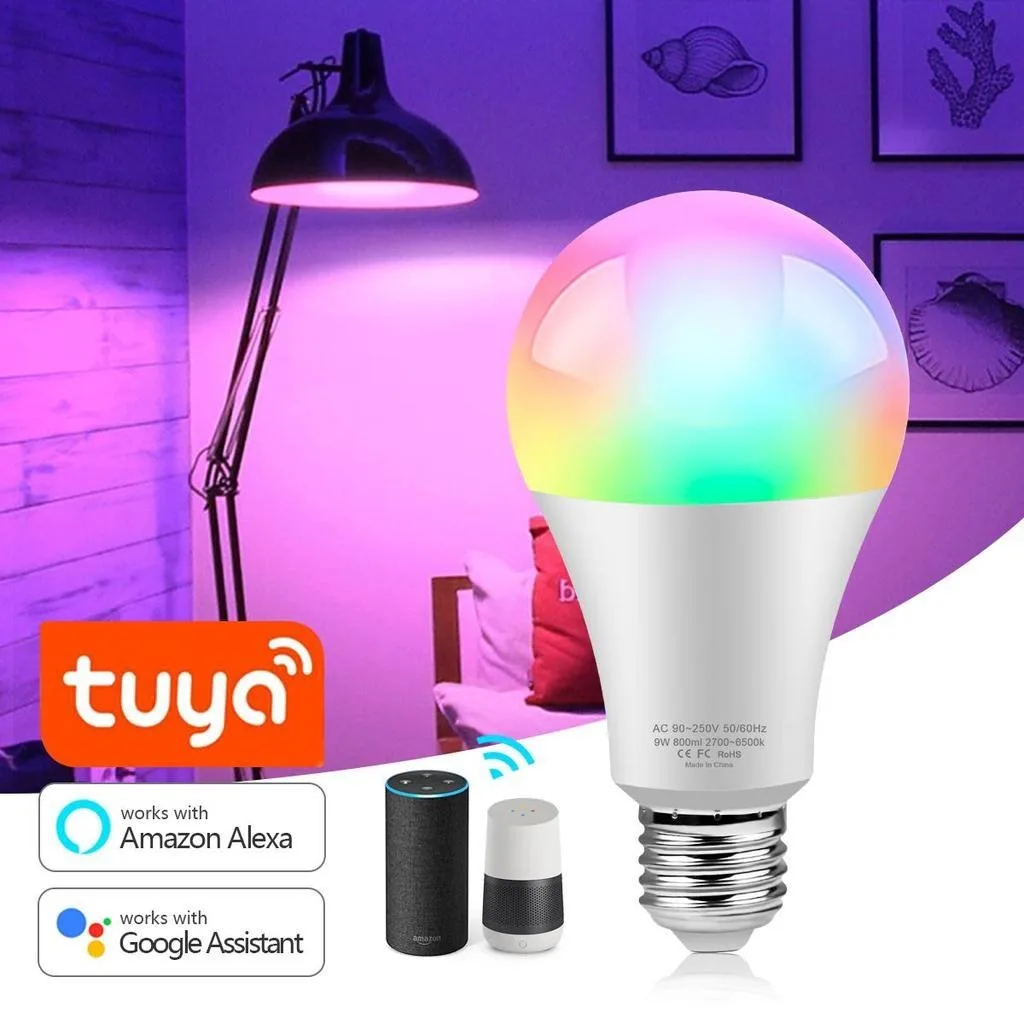 لامپ ال ای دی هوشمند 6 وات مدل smart led bulb پایه E27