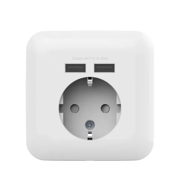 پریز برق مدل شارژر دار USB تارا مجموعه 4 عددی