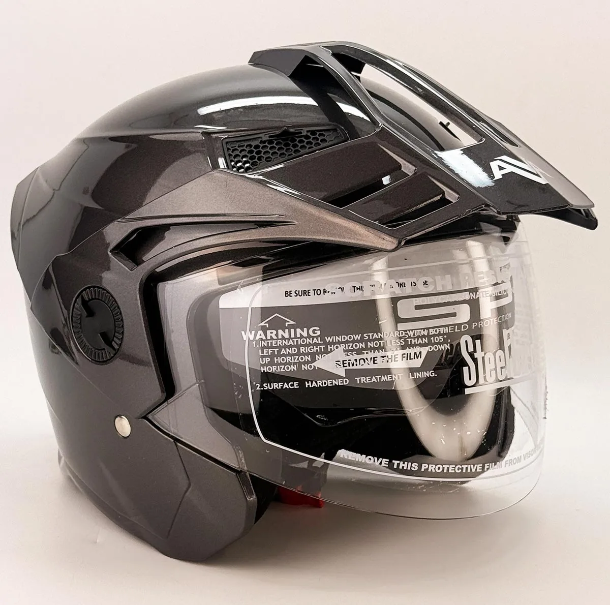 کلاه کاسکت بدون فک استیل برد مدل Adventure X کد 2373
