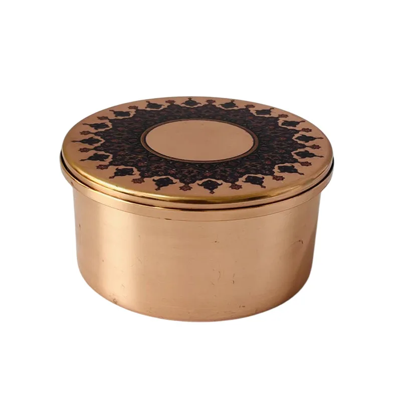 شکلات خوری مسی طرح اسلیمی کد ZH356.5