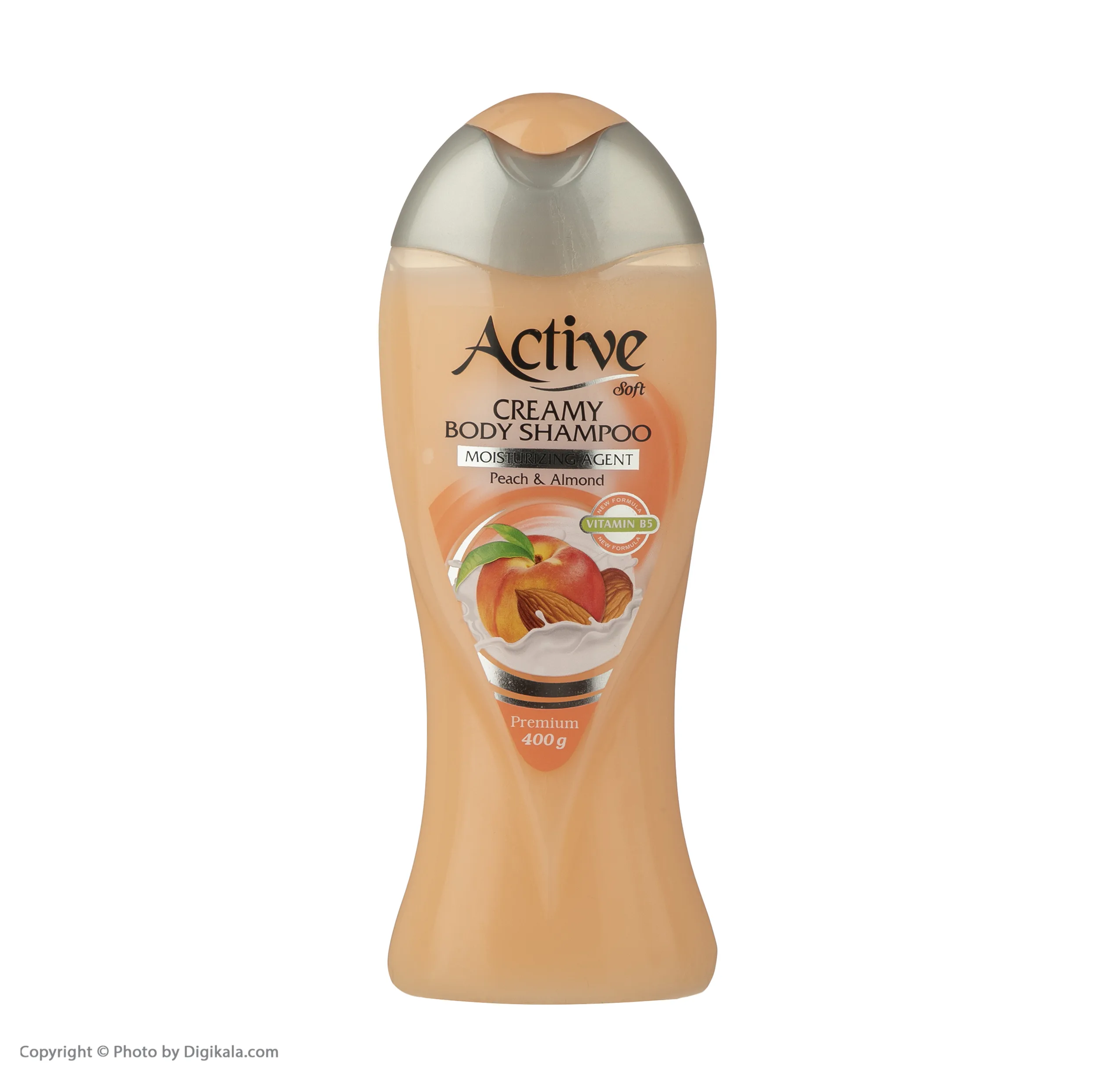 شامپو بدن کرمی اکتیو مدل Peach And Almond مقدار 400 گرم