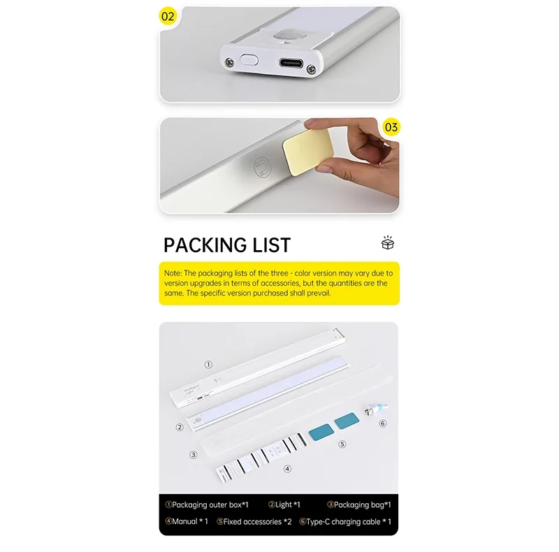 چراغ ال ای دی مدل زیر کابینتی 300mm کد L1007