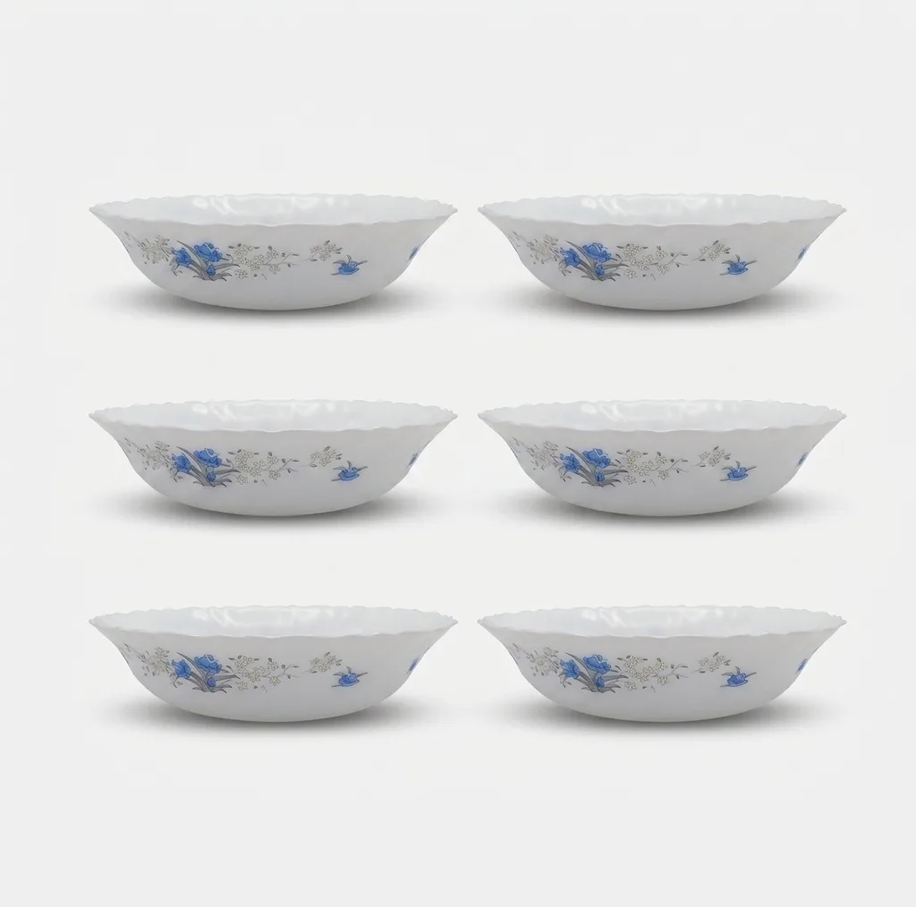 کاسه پارس اپال طرح رمانتیک کد 120S بسته 6 عددی
