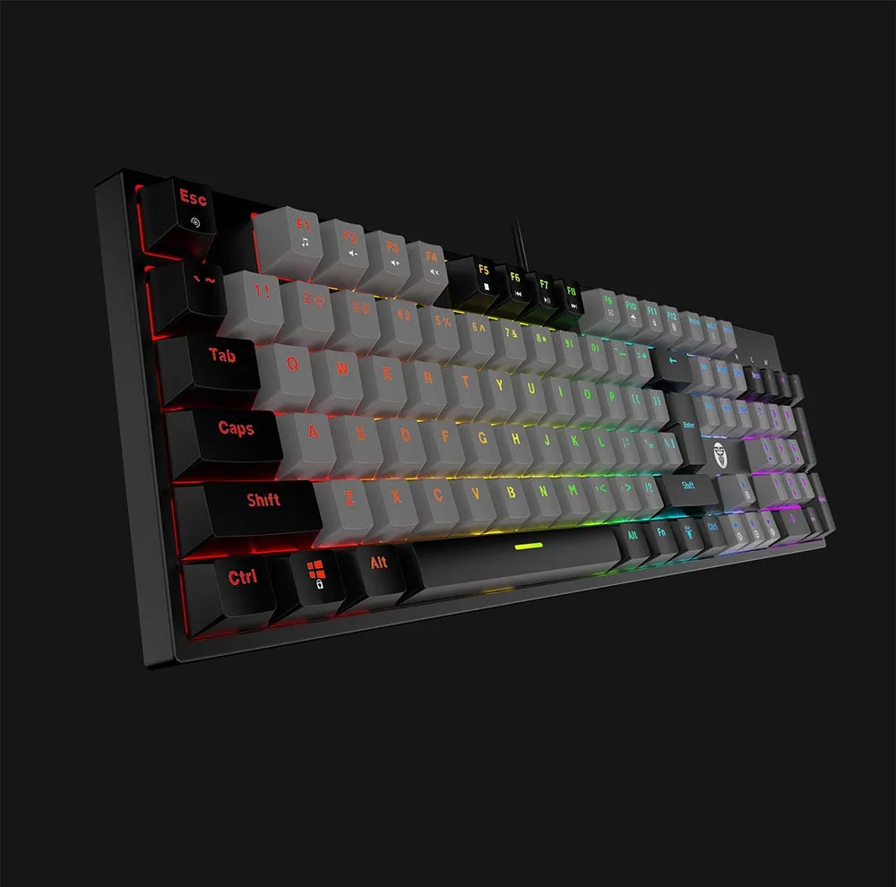 کیبورد گیمینگ فنتک مدل ATOM104 MK886V2Blueswitch