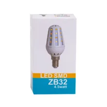لامپ بلالی 4.5 وات رهنما مدل شمعی کد ZB32 پایه E14 بسته 6 عددی
