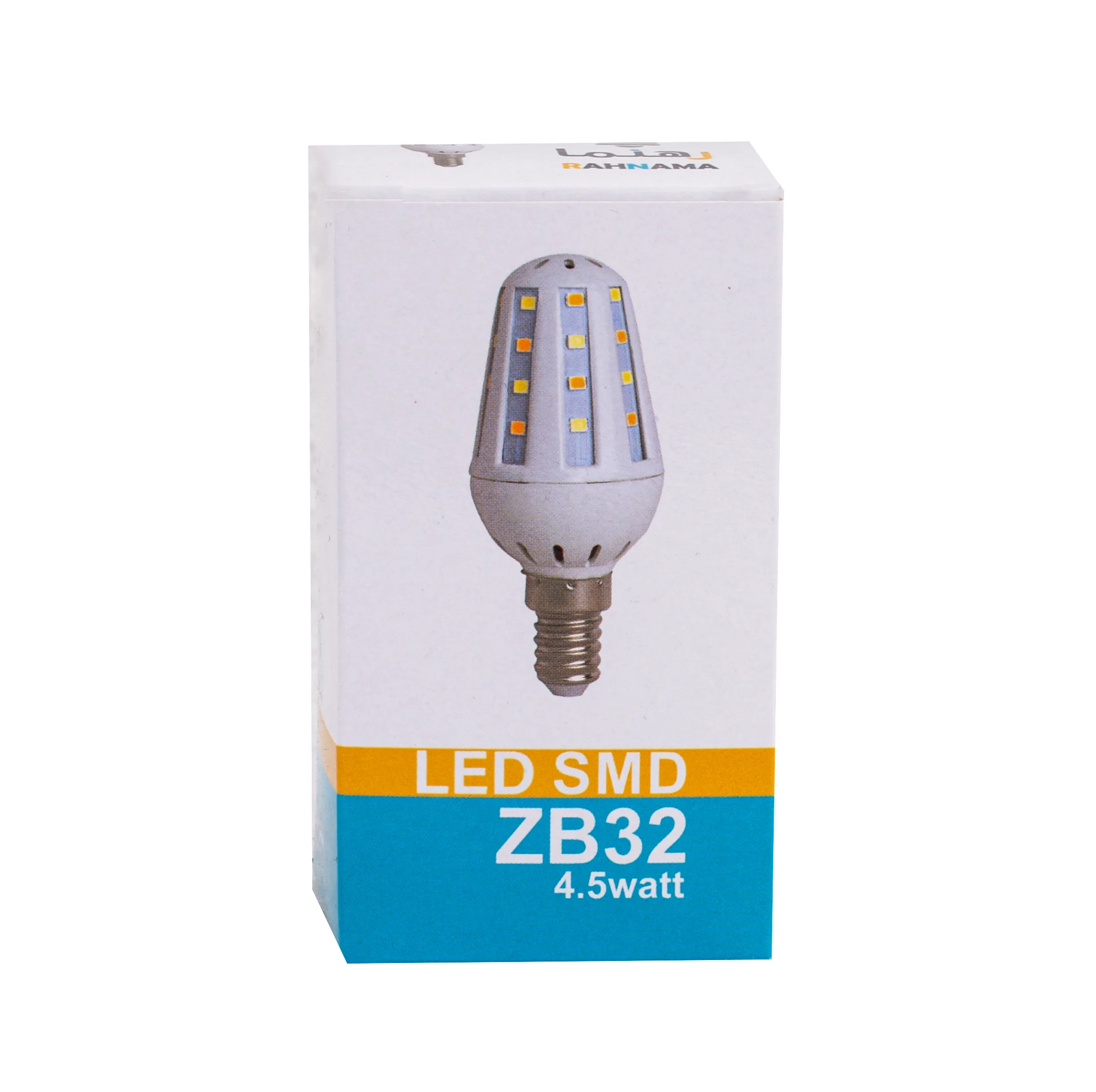 لامپ بلالی 4.5 وات رهنما مدل شمعی کد ZB32 پایه E14 بسته 6 عددی