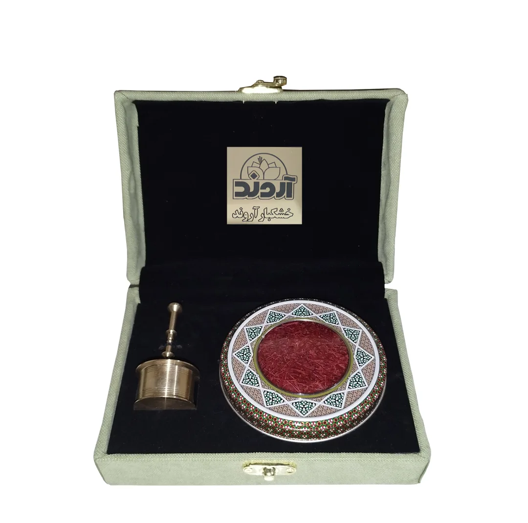 زعفران هدیه آروند - 2 گرم به همراه هاون
