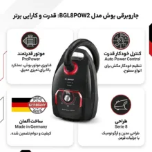 جاروبرقی بوش مدل BGL8POW2
