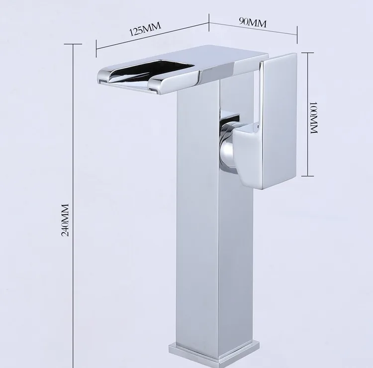 شیر روشویی مدل لوکس LED-B