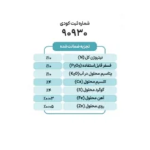 کود کامل گرانول مدل 10-10-10 NPK سایتال وزن 25 کیلوگرم