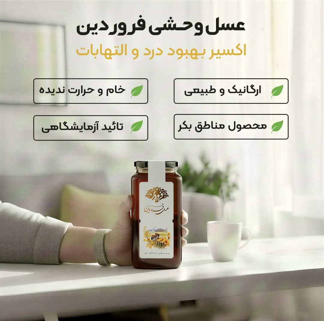 عسل طبیعی وحشی کوهی فروردین - 900 گرم