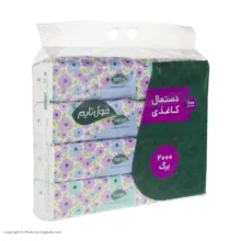 دستمال کاغذی فول تایم مدل دولایه 250 برگ بسته 8 عددی
