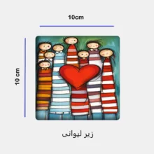 ست ماگ به همراه زیر لیوانی و پد ماوس مدل دوستان کد 349