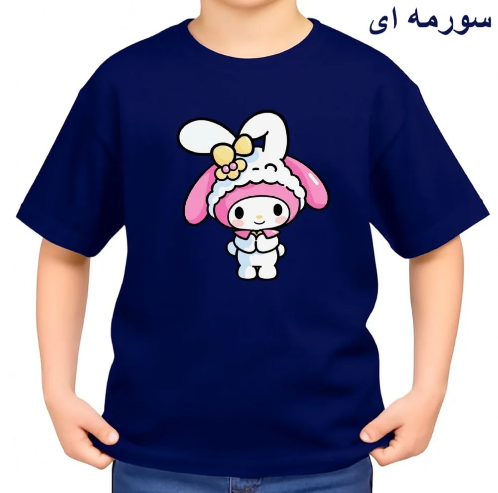 تیشرت آستین کوتاه بچگانه مدل ملودی کد v5