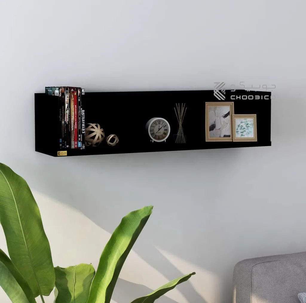 کتابخانه دیواری یک طبقه چوبیکو مدل book shelf710