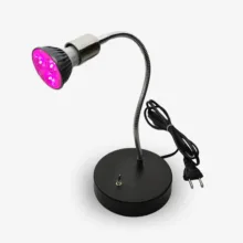 چراغ رشد گیاه 3 وات مدل رومیزی فلزی طرح فول اسپکتروم پایه GU5.3 کد BL147