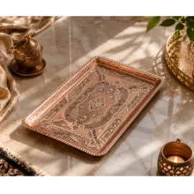 سینی مسی مدل تراش