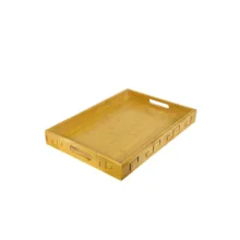 سینی دسته دار مدل مستطیل طرح ورساچه کد m1 سایز 28*40 سانتی متر