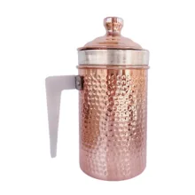 لیوان مسی مدل دمنوش طرح چکشی کد ZH293.1