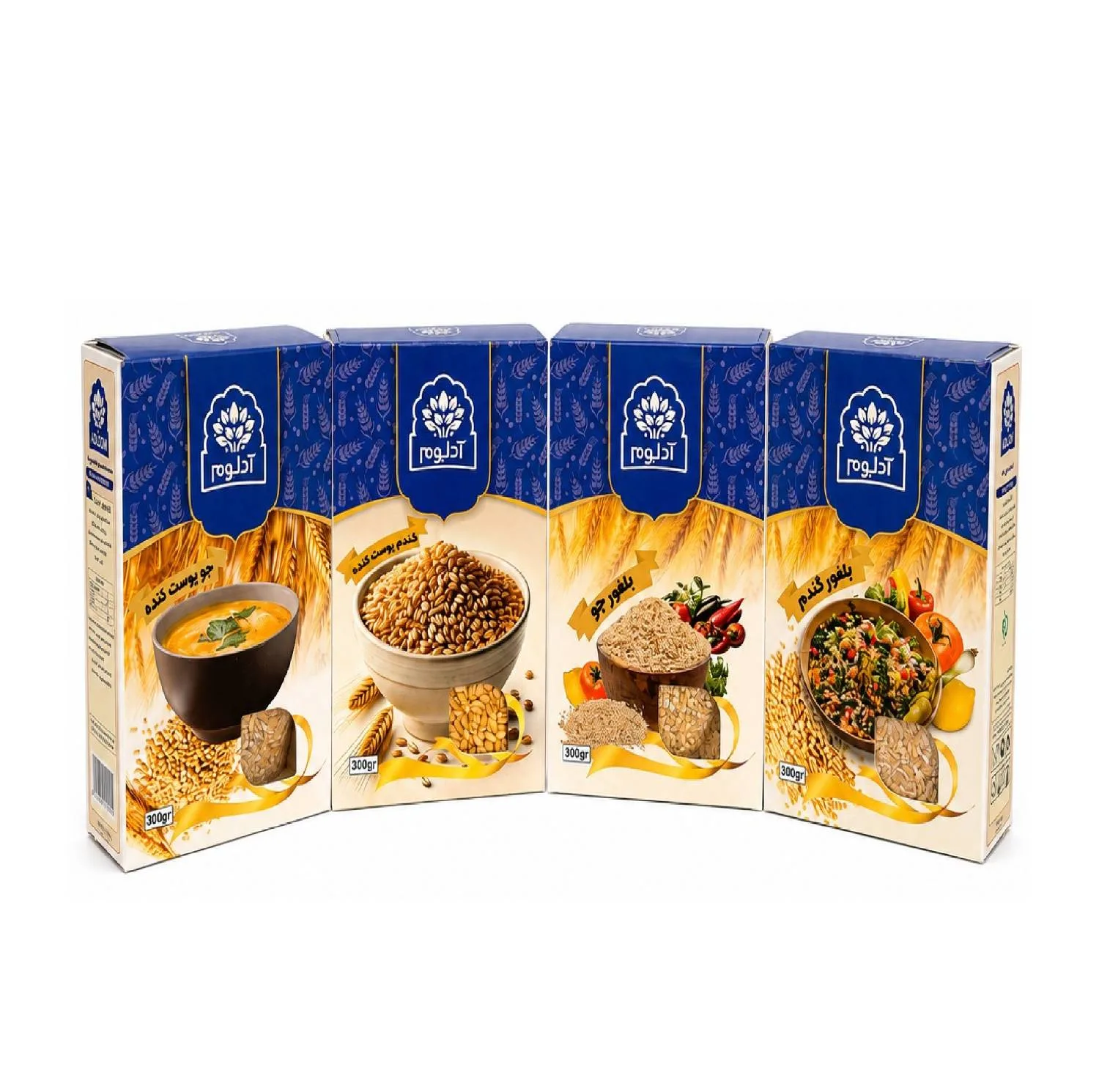غلات آدلوم - 300 گرم بسته ۴ عددی