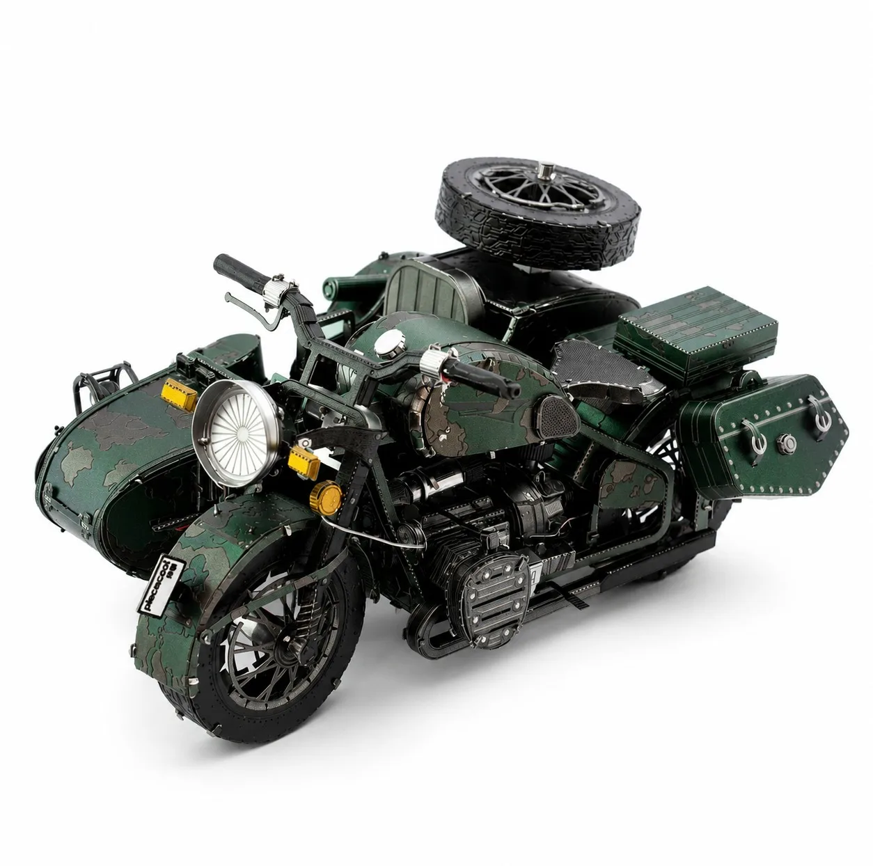 پازل سه بعدی فلزی رنگی 193تکه برند پیسکول مدل 750 motorcycle مناسب رده سنی +16