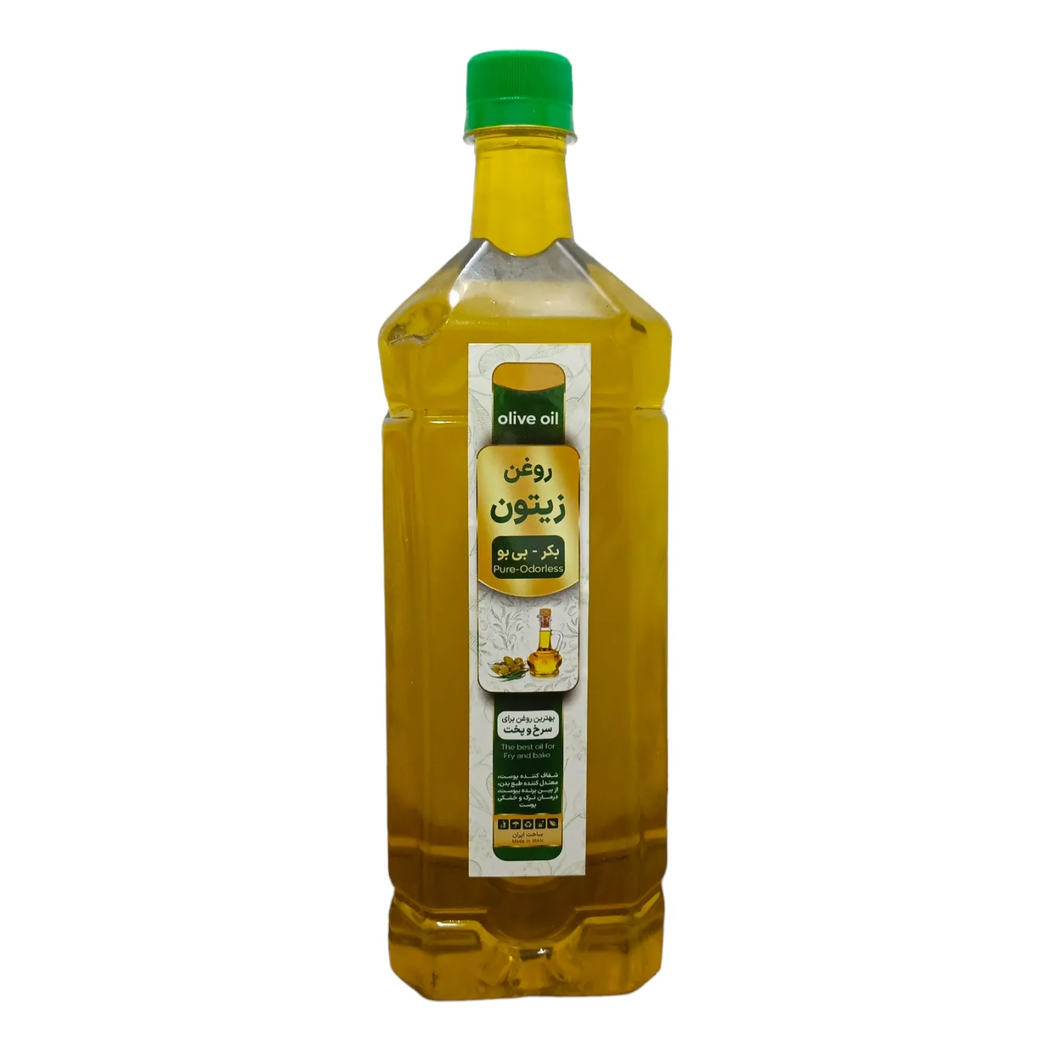 روغن زیتون بکر بی بو - 1 لیتر بسته 2 عددی