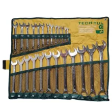 مجموعه 25 عددی آچار یکسر تخت یکسر رینگی تکتول مدل پروفشنیال