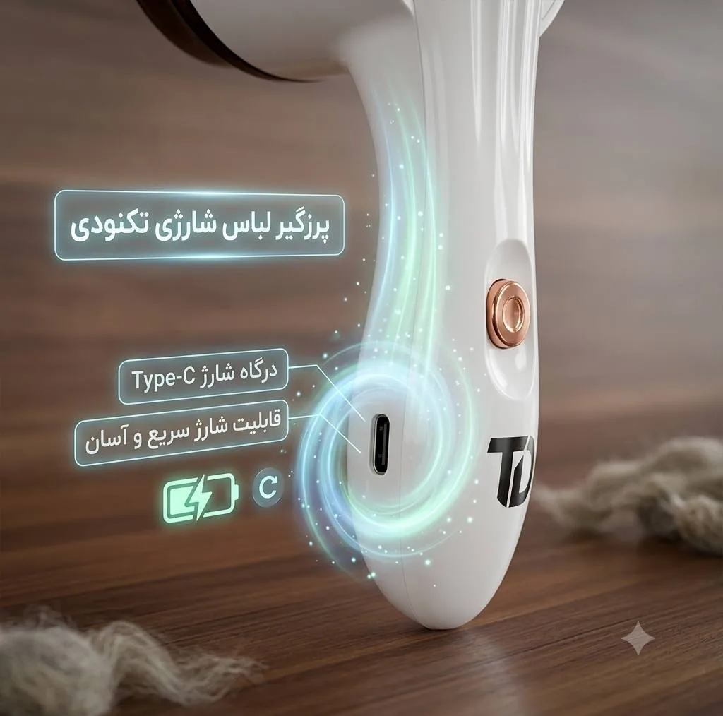 پرزگیر شارژی لباس تکنودی مدل 4040