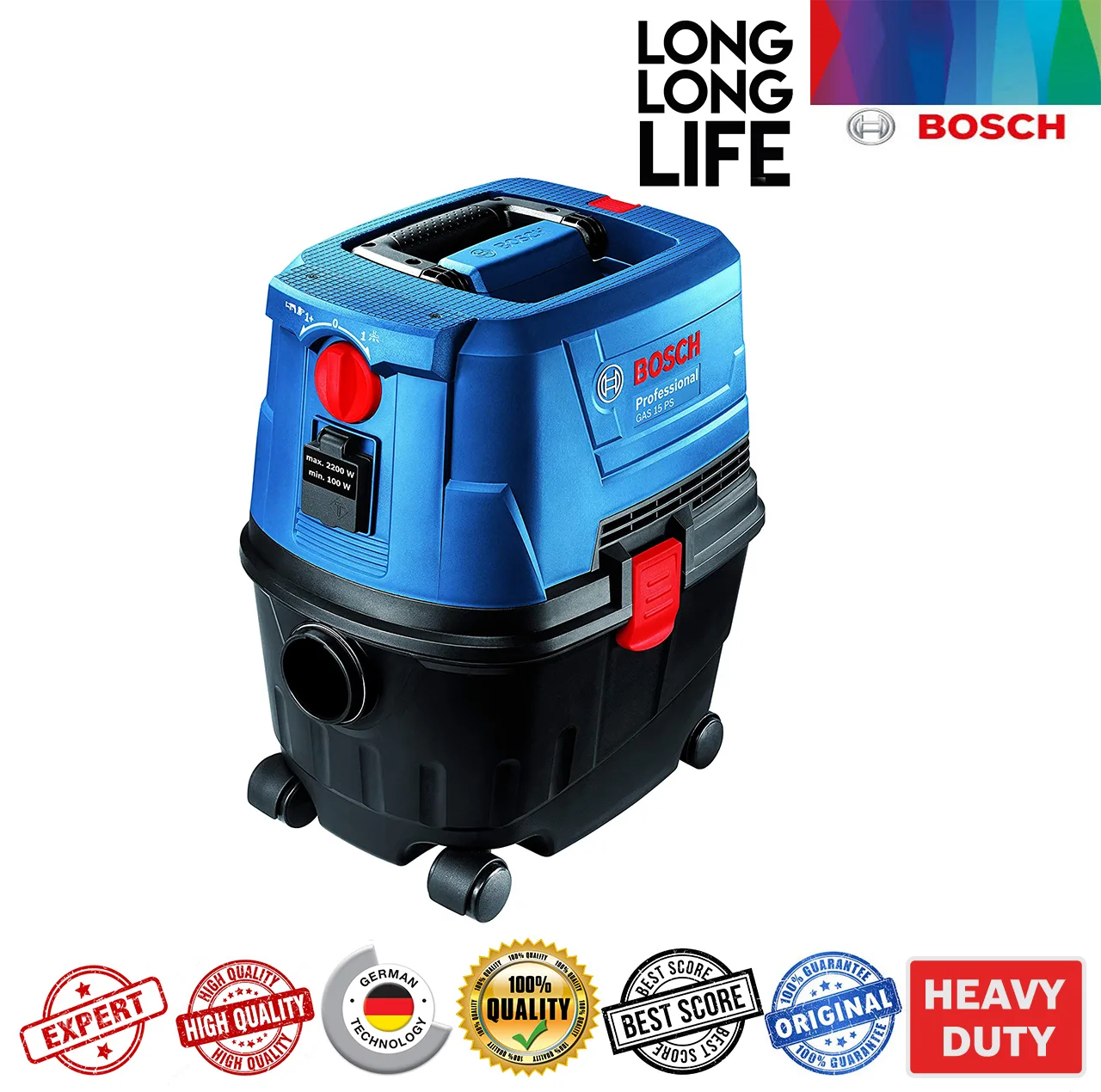 دستگاه دمنده و مکنده تر و خشک بوش مدل GAS 15 PS Professional