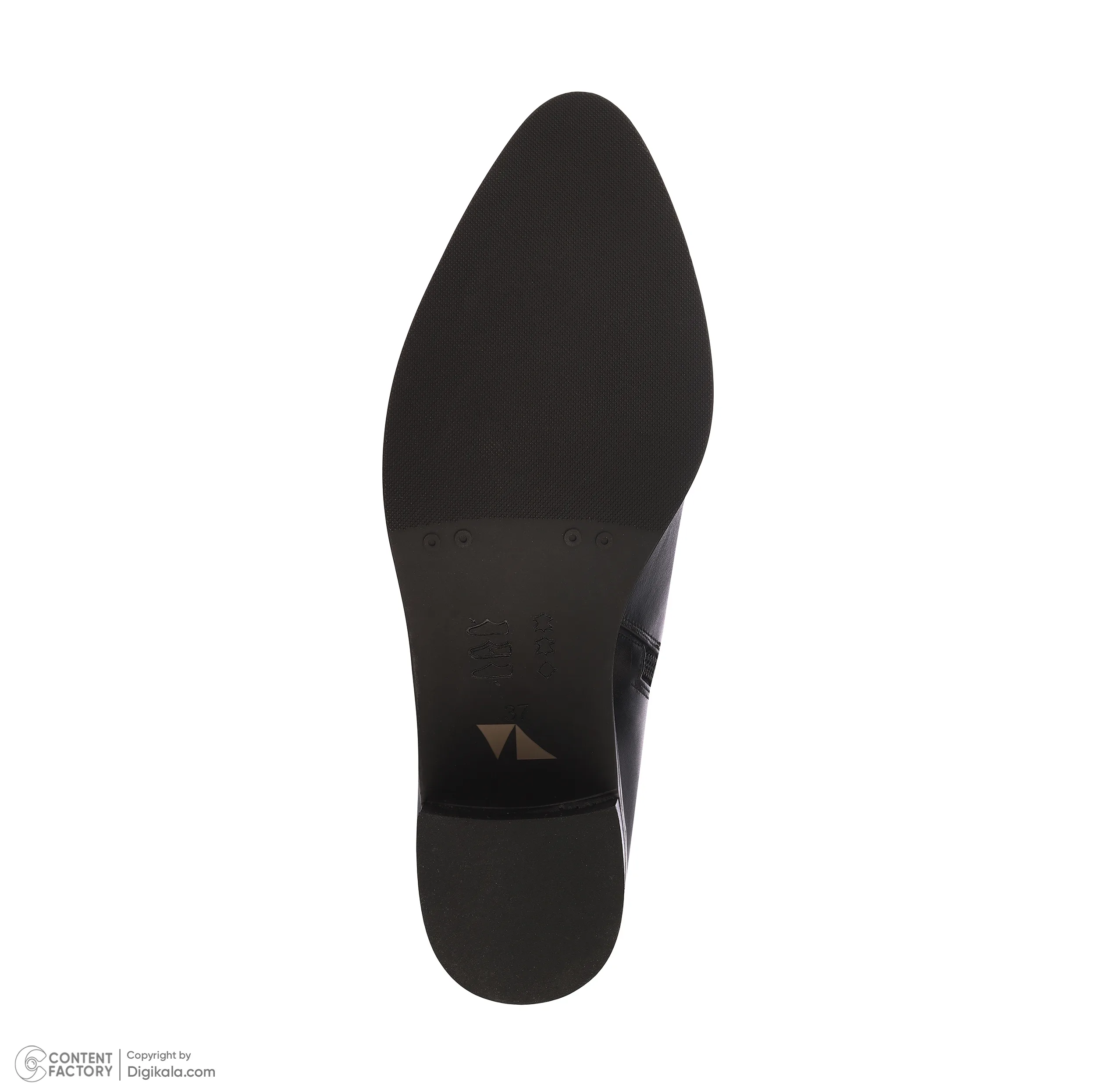 بوت پاشنه دار زنانه چرم مشهد مدل J2796-001-37