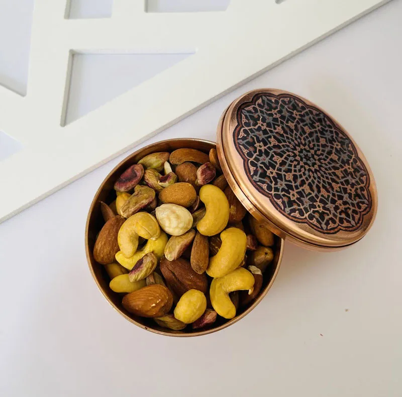 شکلات خوری مسی طرح سنتی کد ZH356.7