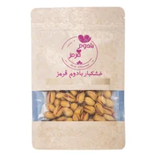 پسته اکبری دستچین زعفرانی بادوم قرمز نمکدون – 1 کیلوگرم