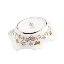 پیاله و پیش دستی بیضی گلدکیش طرح نیاتوس کد GK738302