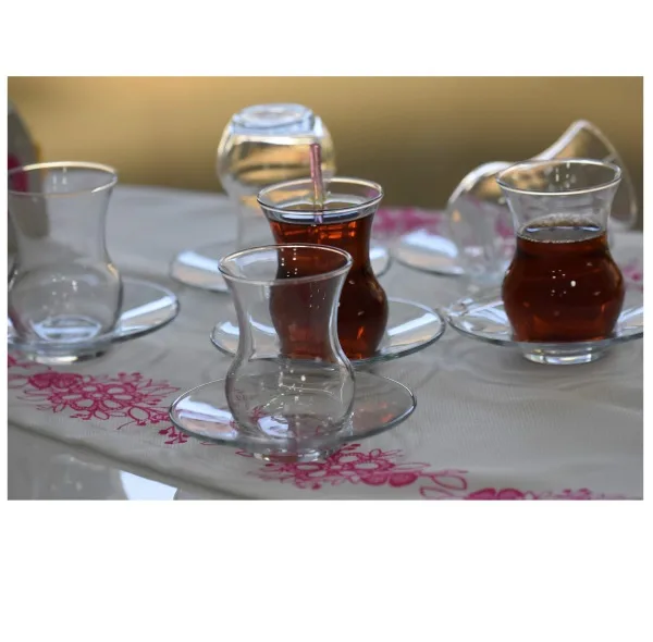 ست فنجان و نعلبکی لاو 12 پارچه مدل AYDAS1