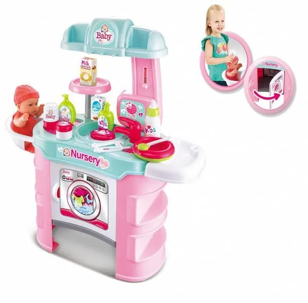 اسباب بازی طرح ماشین لباسشویی مدل nursery set کد 008-910