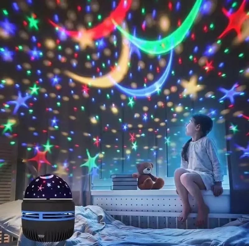 چراغ خواب اتاق کودک مدل LED MINI STAR LIGHT طرح کهکشانی