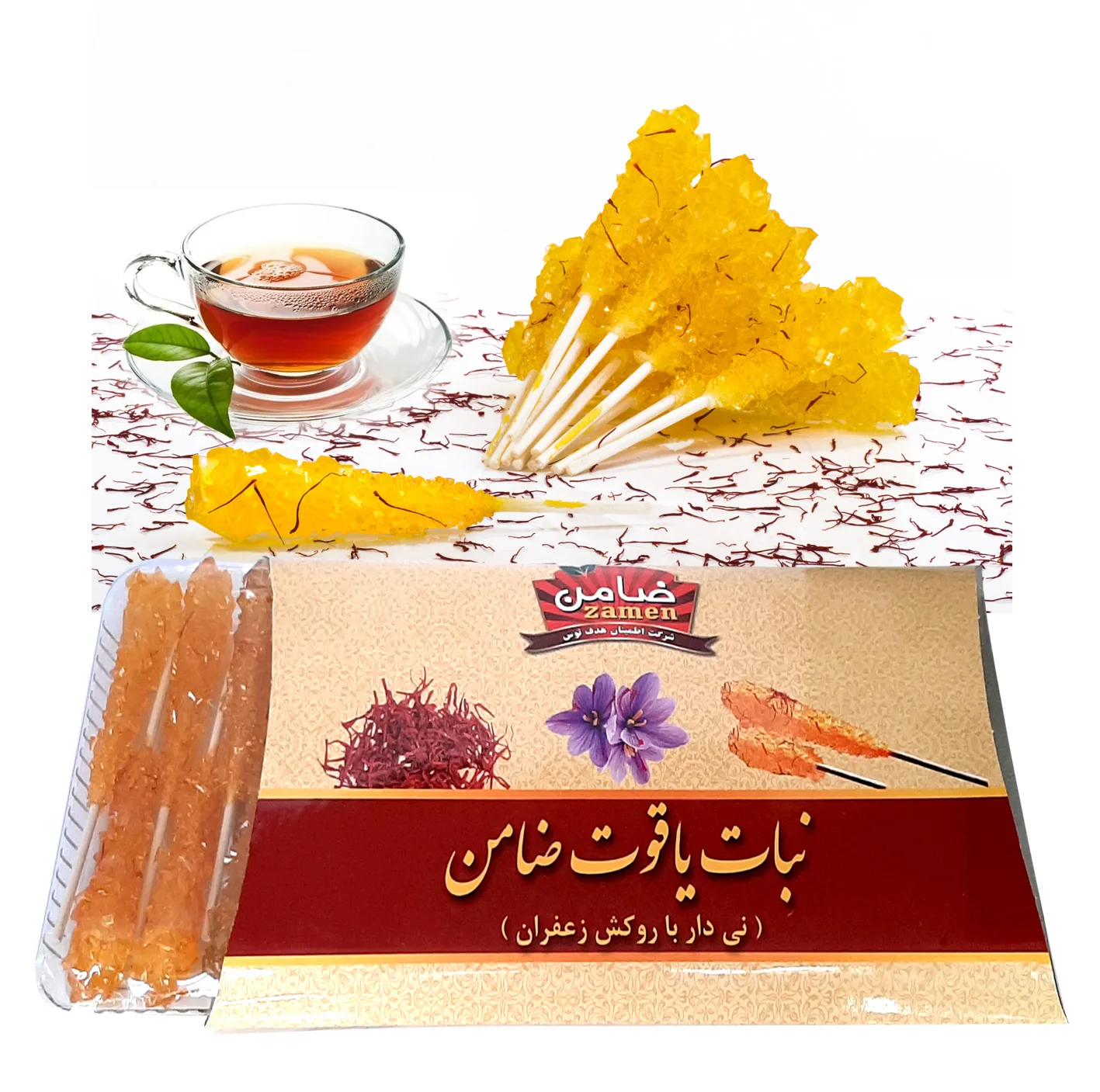 نبات نی دار چوبی یاقوت ضامن - 500 گرم