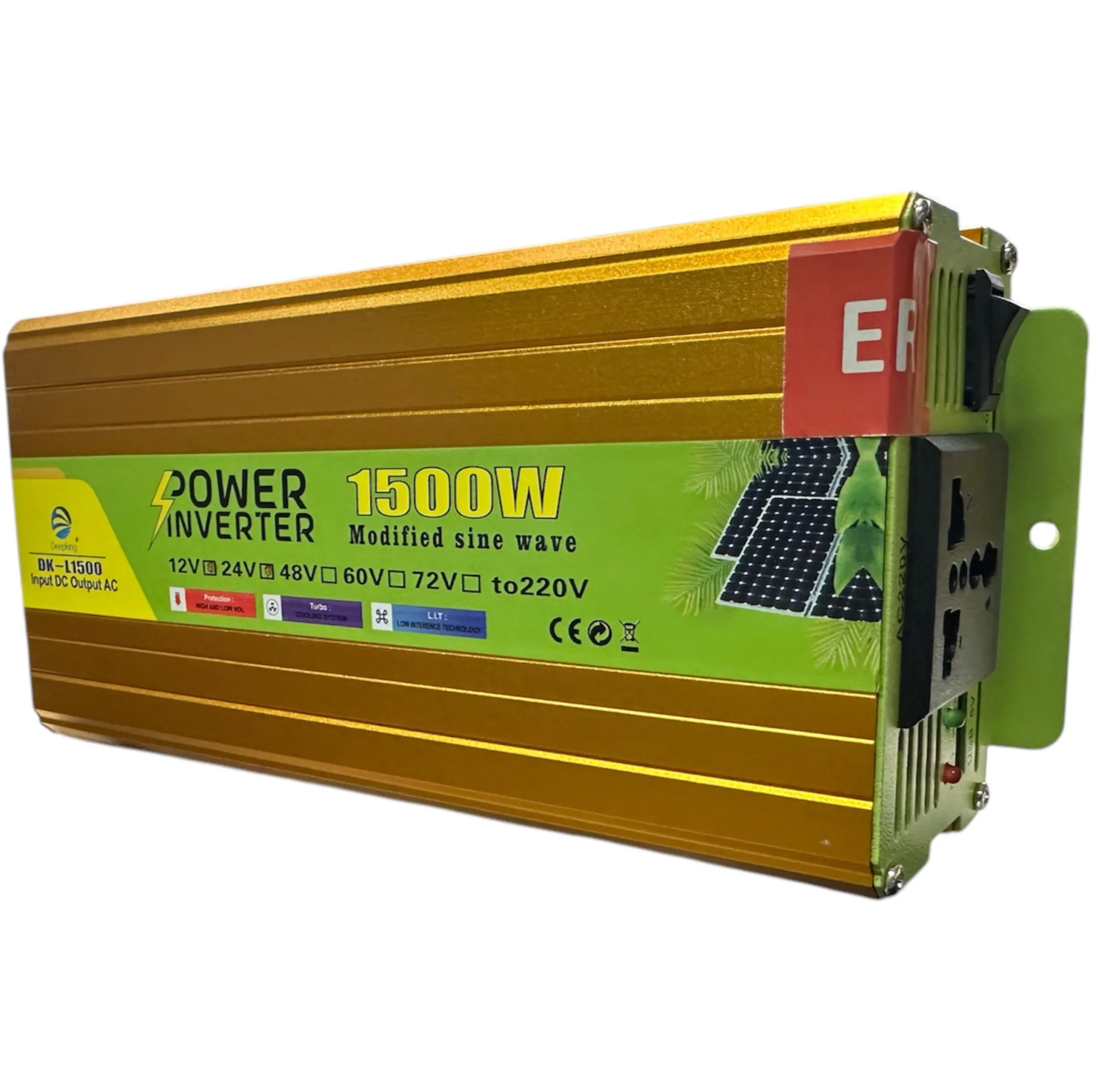 مبدل برق خودرو دیپکینگ مدل -12V-24V-TO-220V-1500W