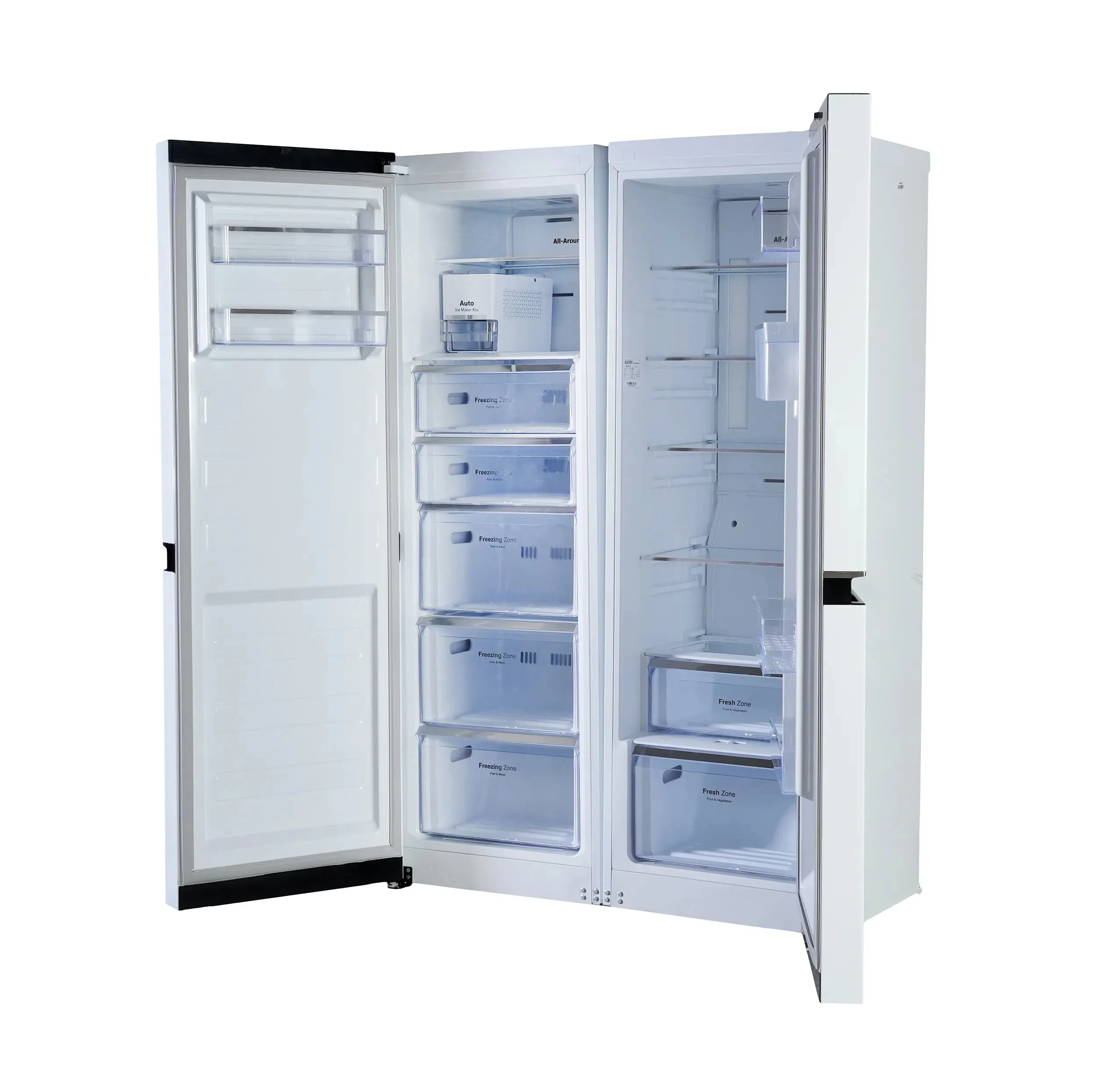 یخچال فریزر دوقلو 20 فوت نیکسان مدل NF6040WDN