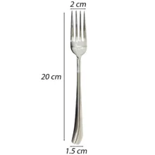ست قاشق و چنگال 12 پارچه مدل نیوسمپل کد UN-3616