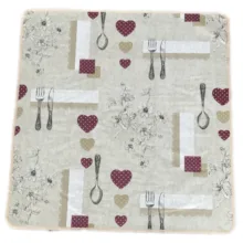 سفره 6 نفره مدل ماژستیک طرح 2 رو کد 04 سایز 140×100 سانتی متر
