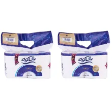 دستمال توالت شکوه مدل PREMIUM   بسته 2 عددی