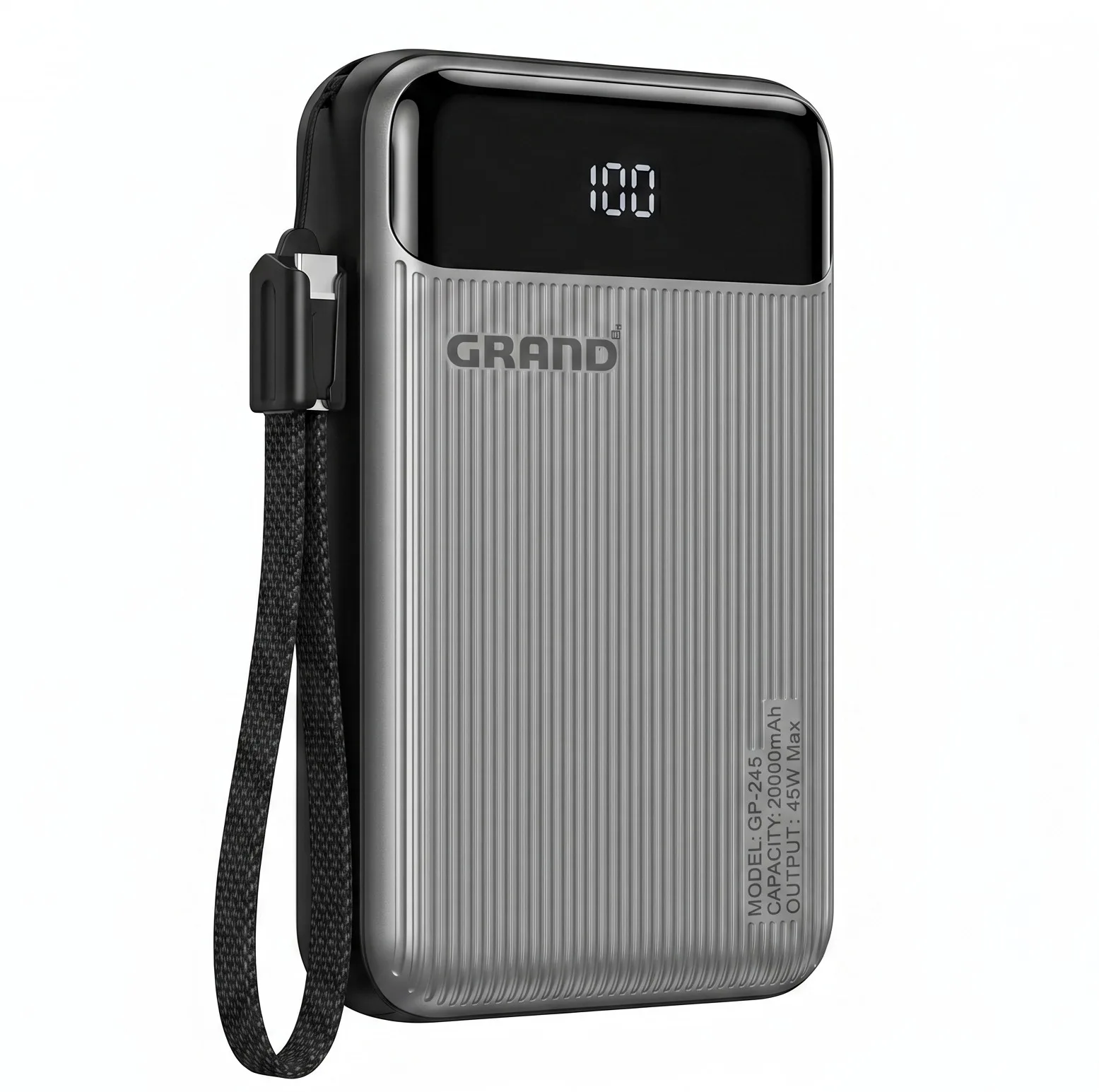 پاوربانک 45 وات گرند اسکای مدل GP-245 ظرفیت 20000 میلیآمپرساعت
