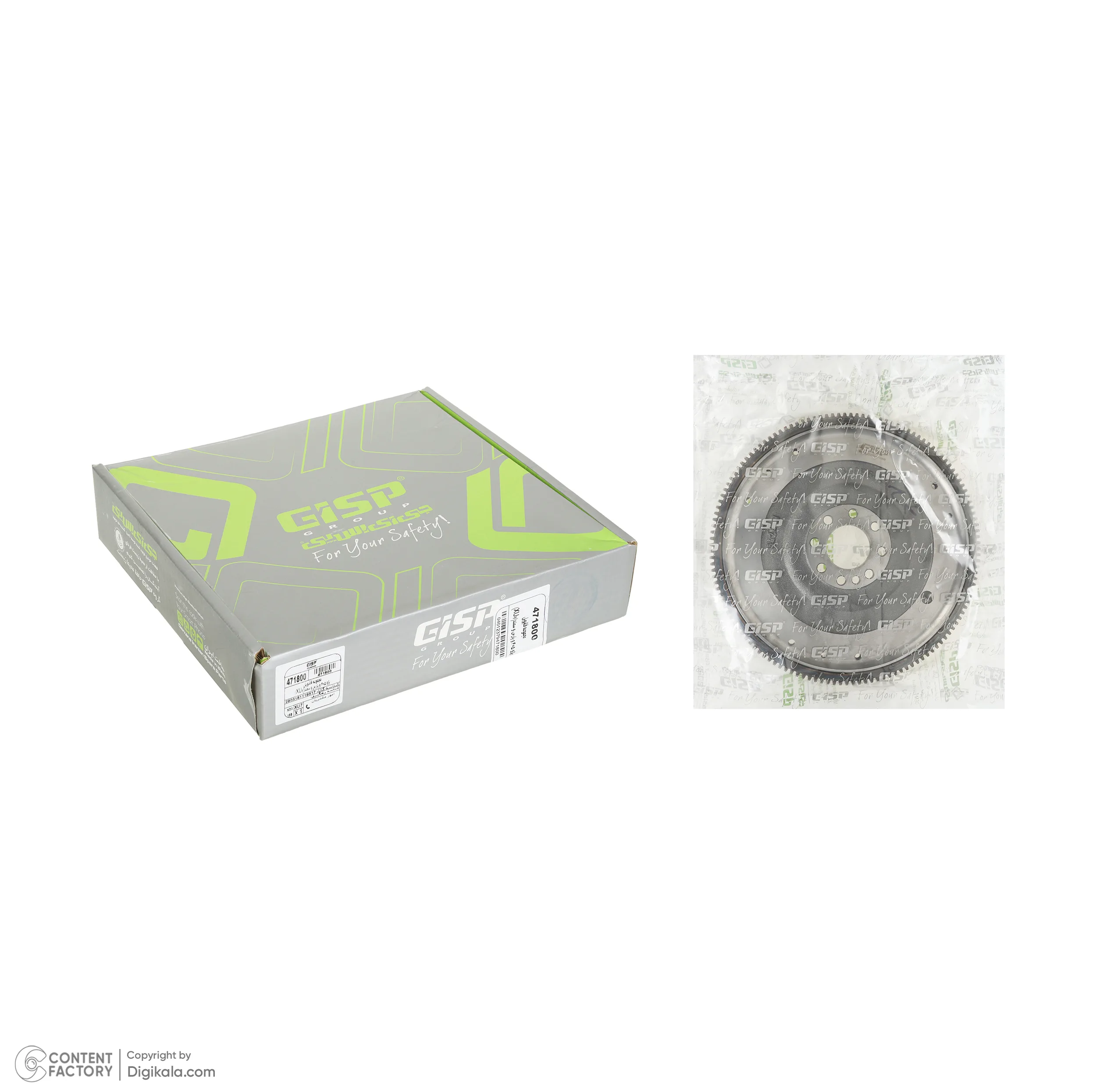 فلایویل جی ای اس پی کد 471800 مناسب برای پژو 405 XU7 و پارس XU7