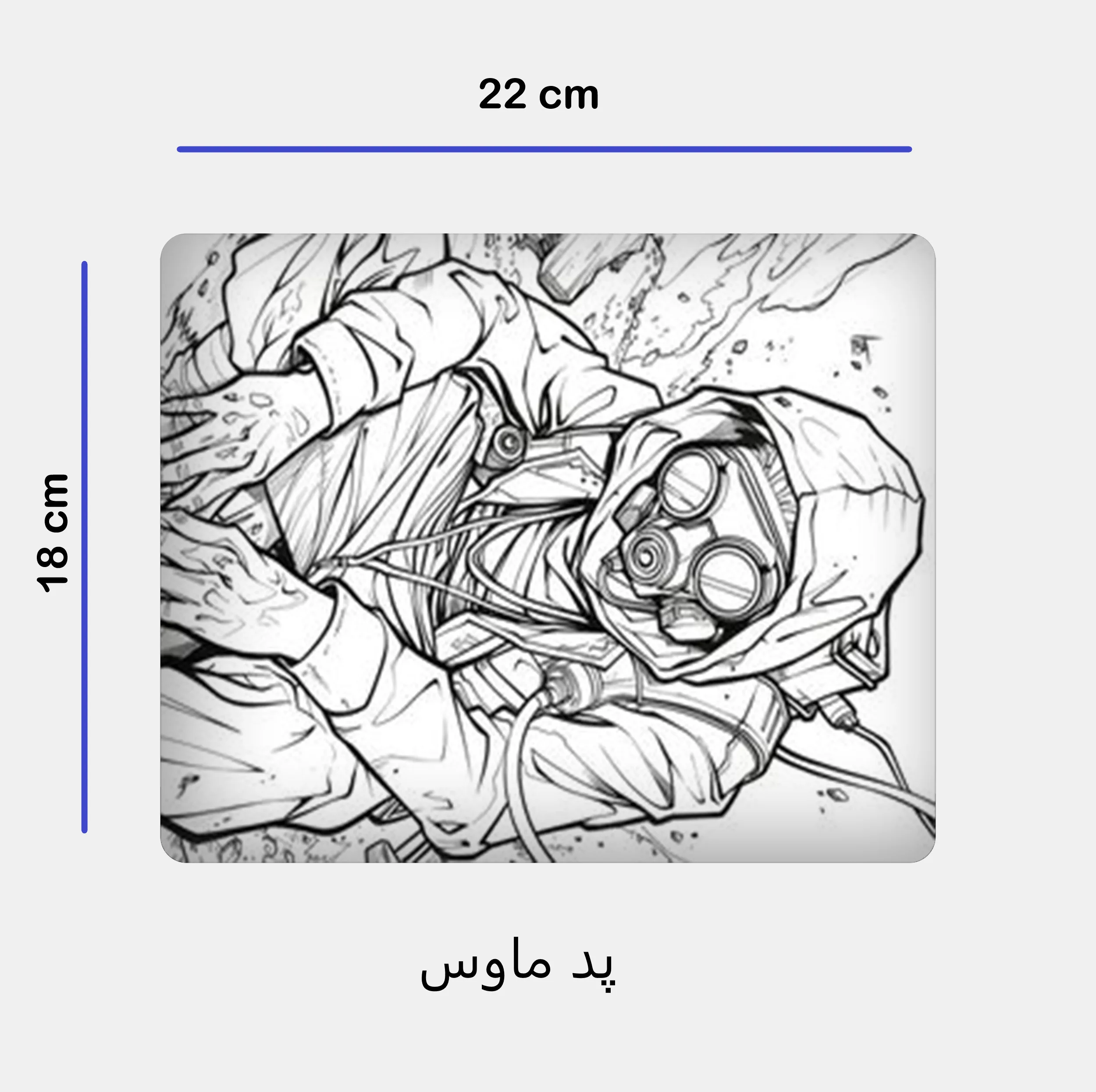 ست ماگ به همراه زیر لیوانی و پد ماوس مدل شیمیایی کد 179