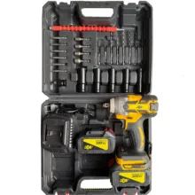 آچار بکس شارژی 388 ولت 150 وات 1/2 اینچ جاب مدل JB-8890  مجموعه 30 عددی