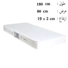 تشک رویال مدل آسایش طبی کد T01 نوجوان یک نفره سایز 180 × 80 سانتی متر